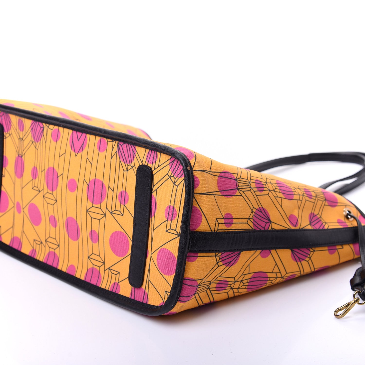 MCM Visetos Medium Project Reversible Shopper Tote Beige 14 of 14