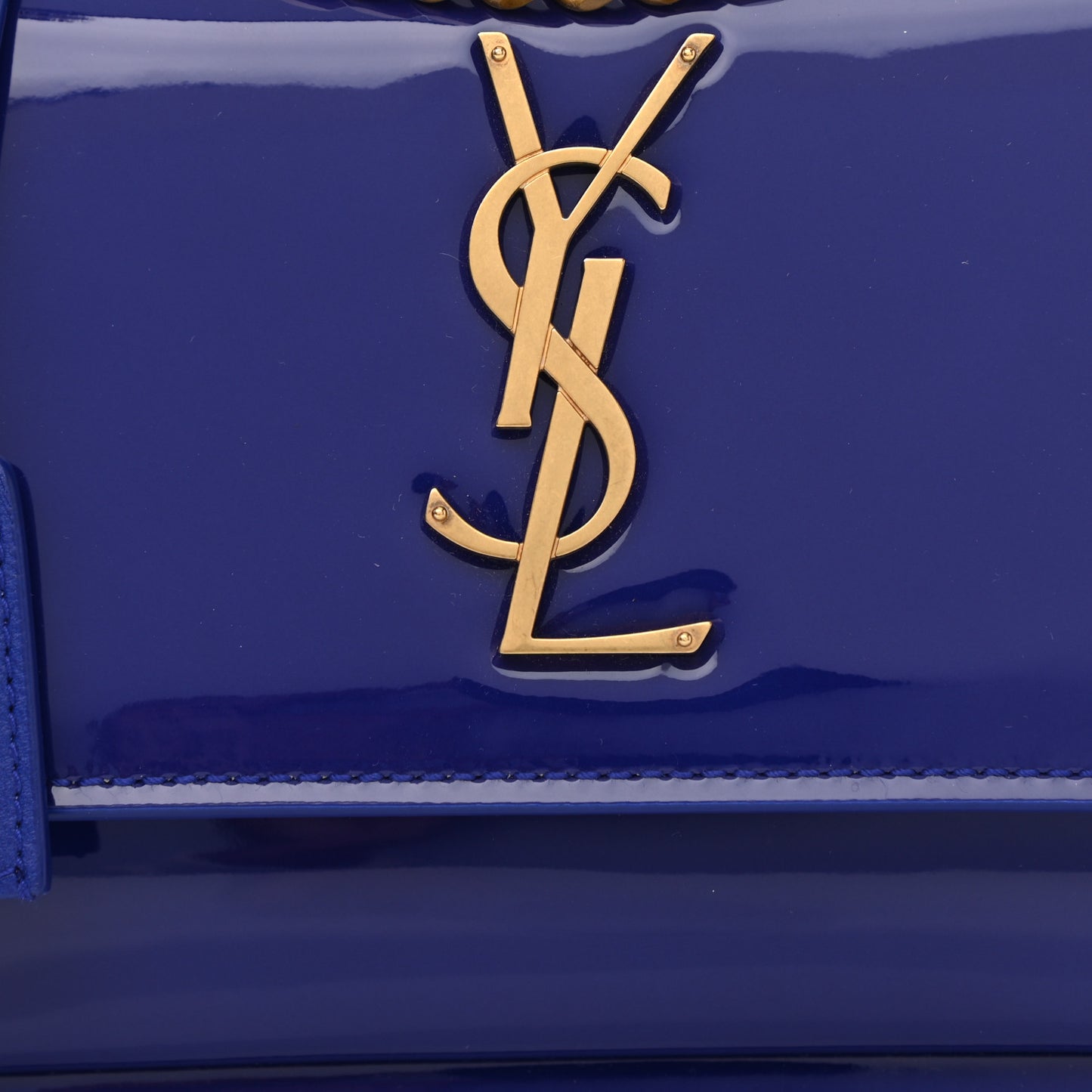 Patent Small Monogram Sunset Royal Blue