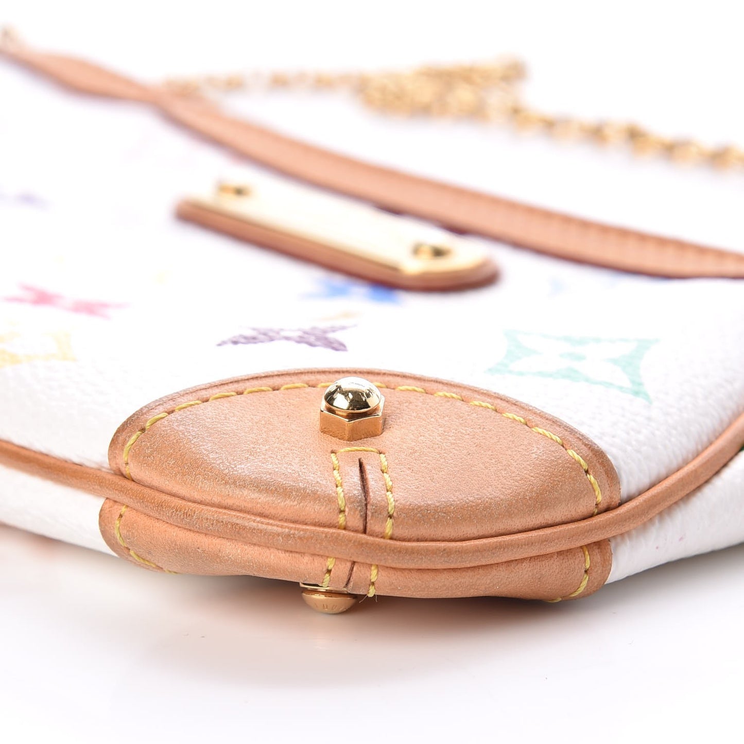 Monogram Multicolor Pochette Milla MM White