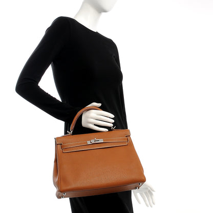 Hermes Togo Kelly Retourne 32 Gold 2 of 26