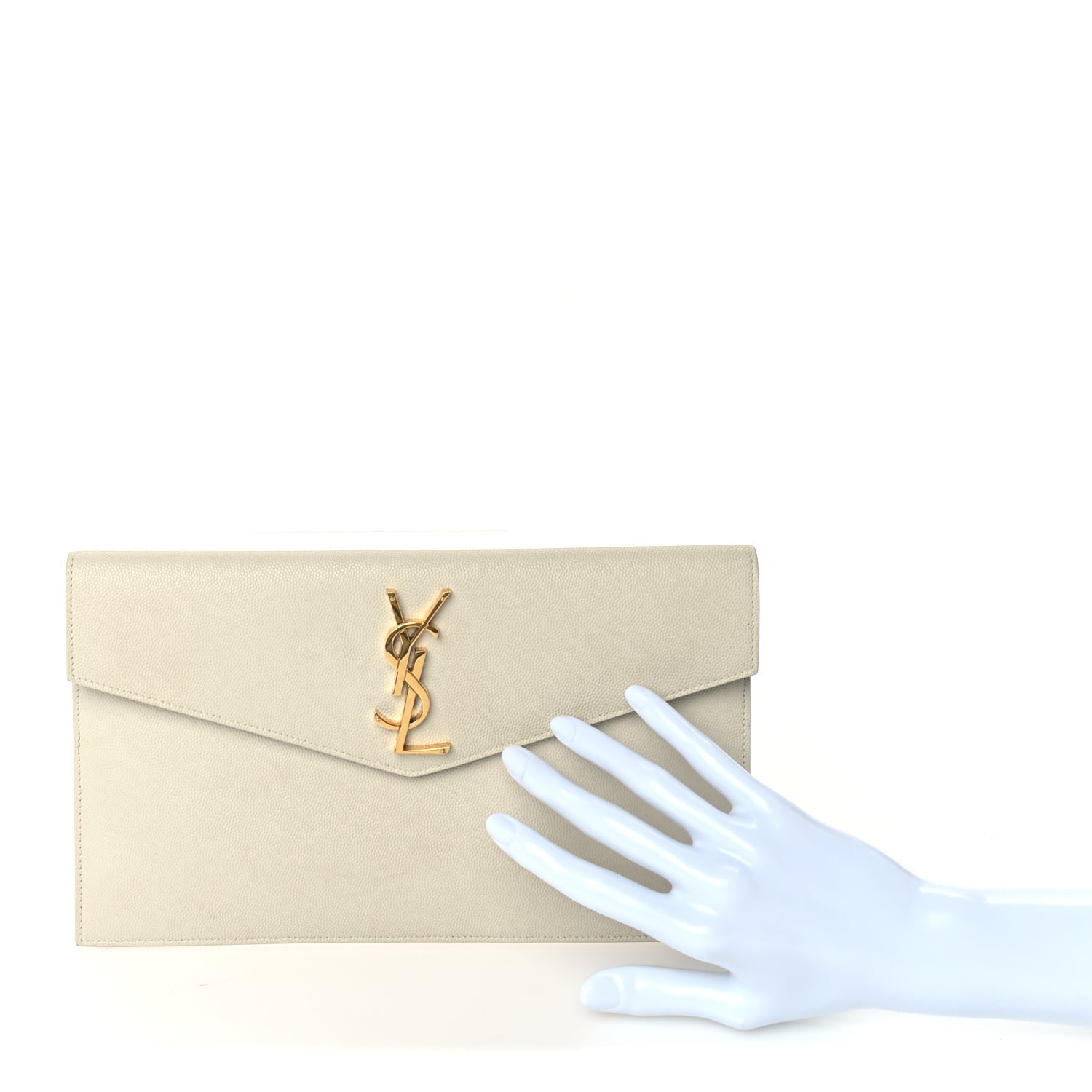 Saint Laurent Grain De Poudre Uptown Pouch  Crema Soft 3 of 7