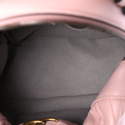 Gucci Calfskin Matelasse GG Marmont Backpack Porcelain Rose 4 of 8