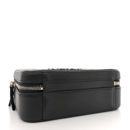 Chanel Lambskin Quilted Medium CC Filigree Vanity Case Black 4 of 11