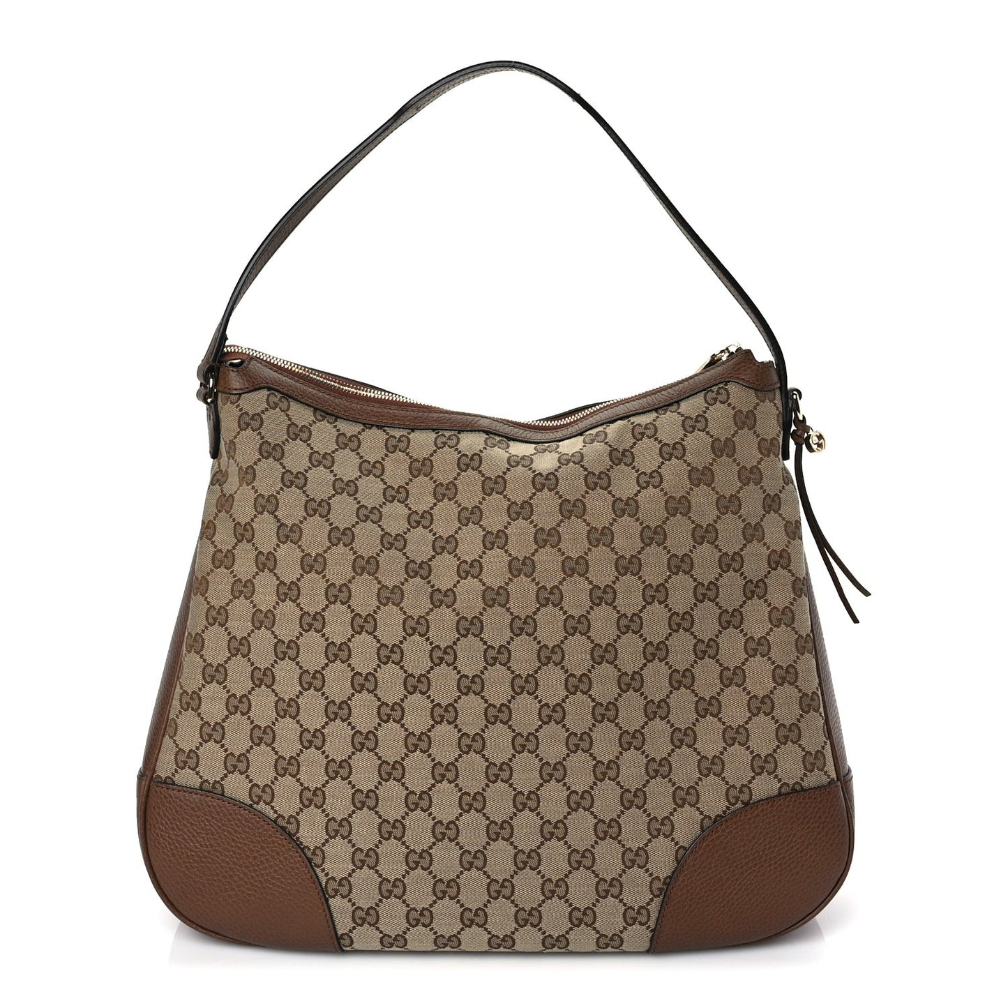 Soft GG Monogram Large Margaux Hobo Brown