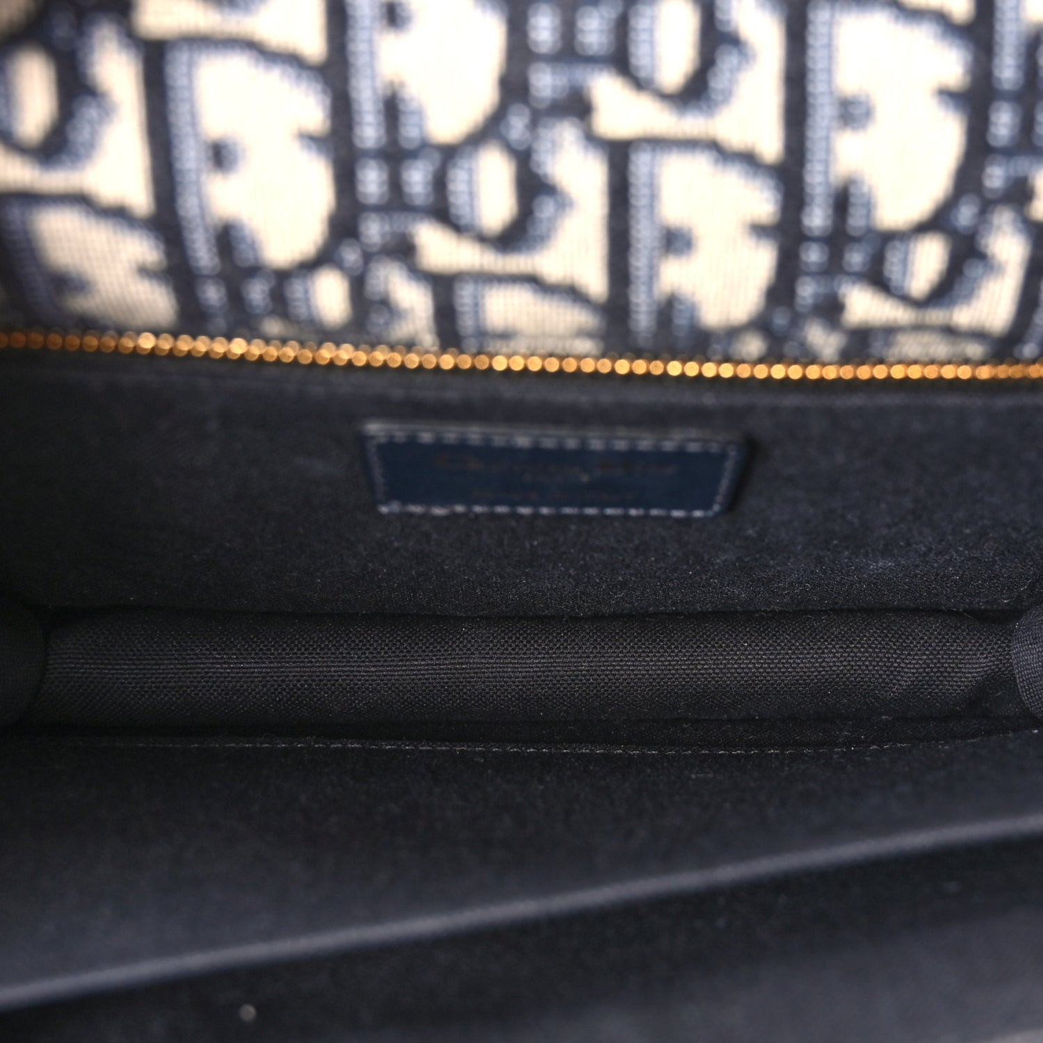 Christian Dior Oblique 30 Montaigne Flap Bag Blue 4 of 9