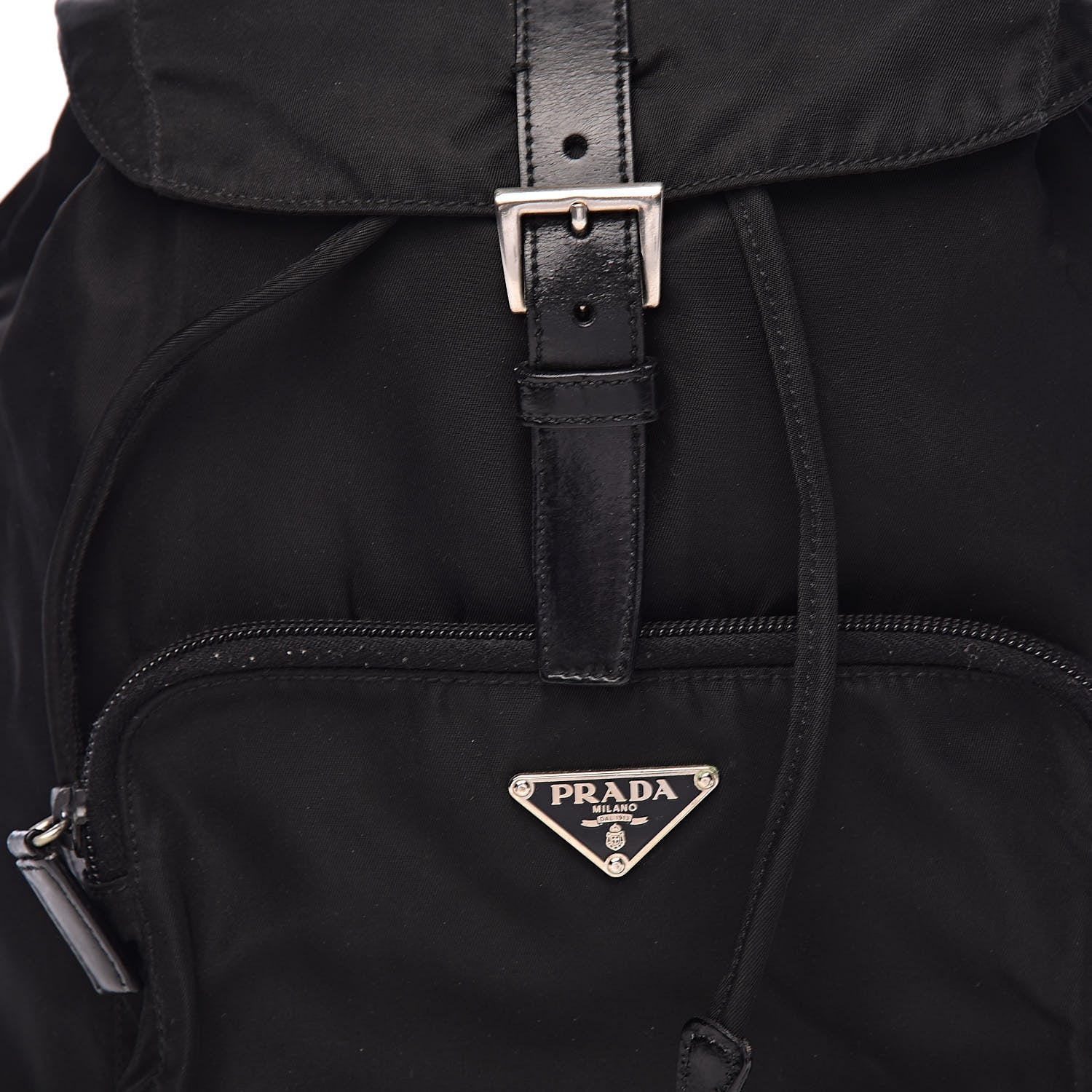 Prada Nylon Vela Medium Backpack Black 18 of 18