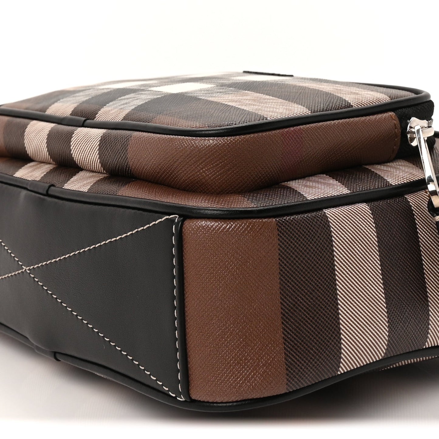 Canvas Check Paddy Messenger  Birch Brown