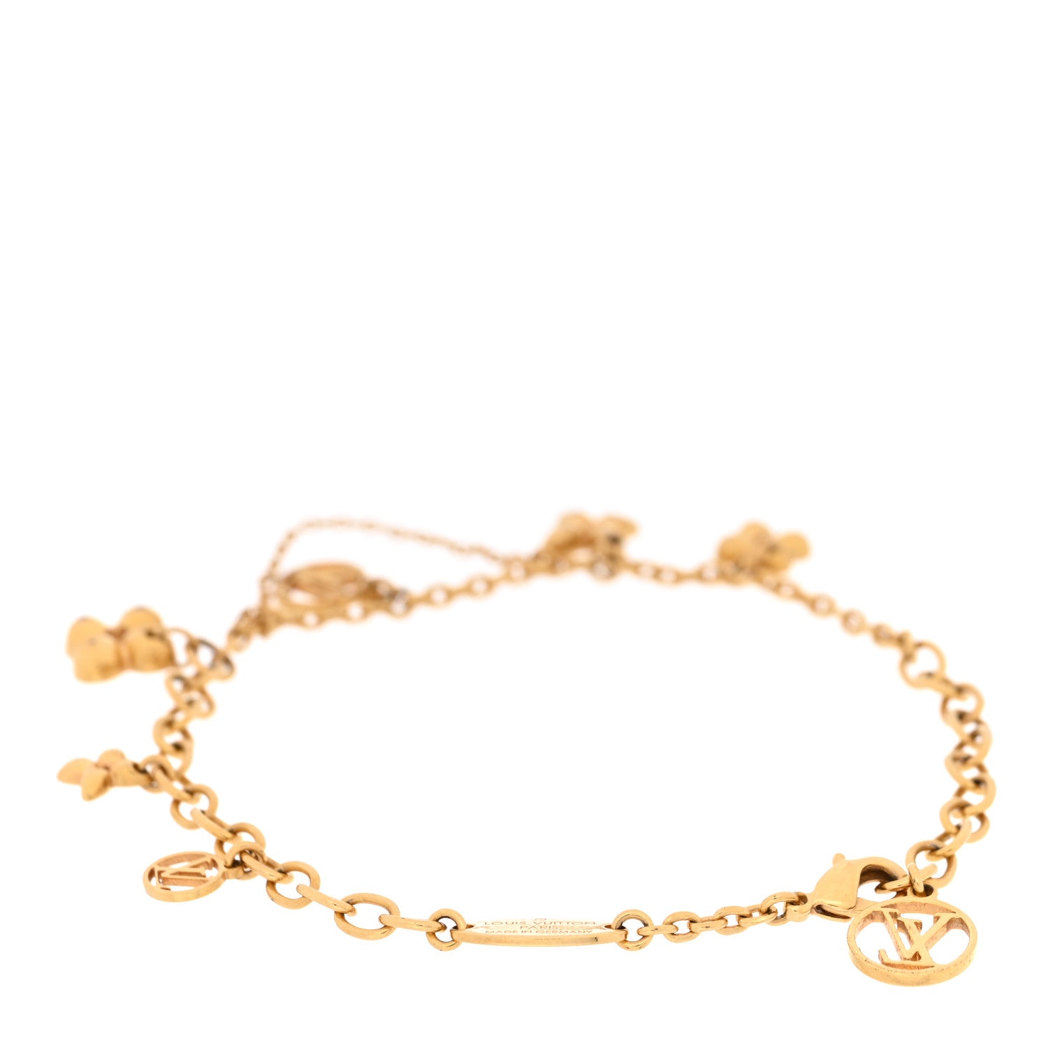 Louis Vuitton Metal Monogram Blooming Supple Bracelet 3 of 4