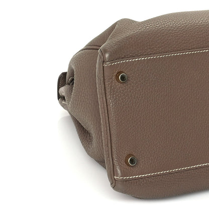 Hermes Togo Kelly Retourne 35 Etoupe 8 of 9