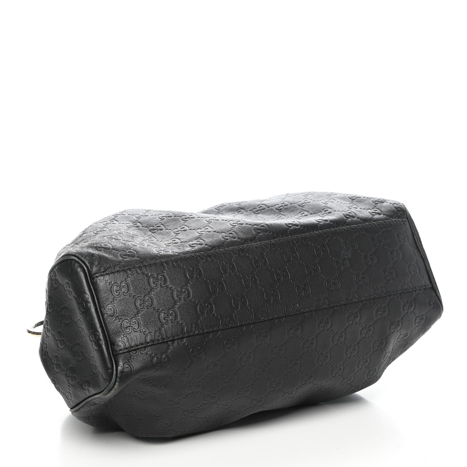 Gucci Guccissima Medium Sukey Tote Black 4 of 11