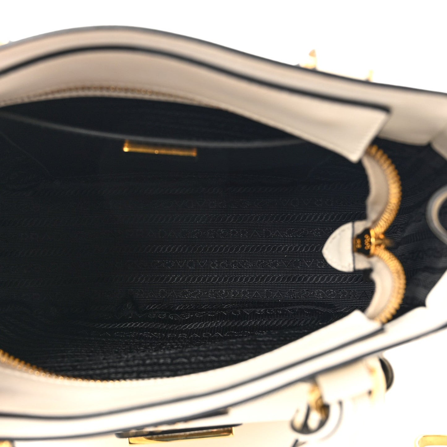 Saffiano Lux Metropolis Tote White