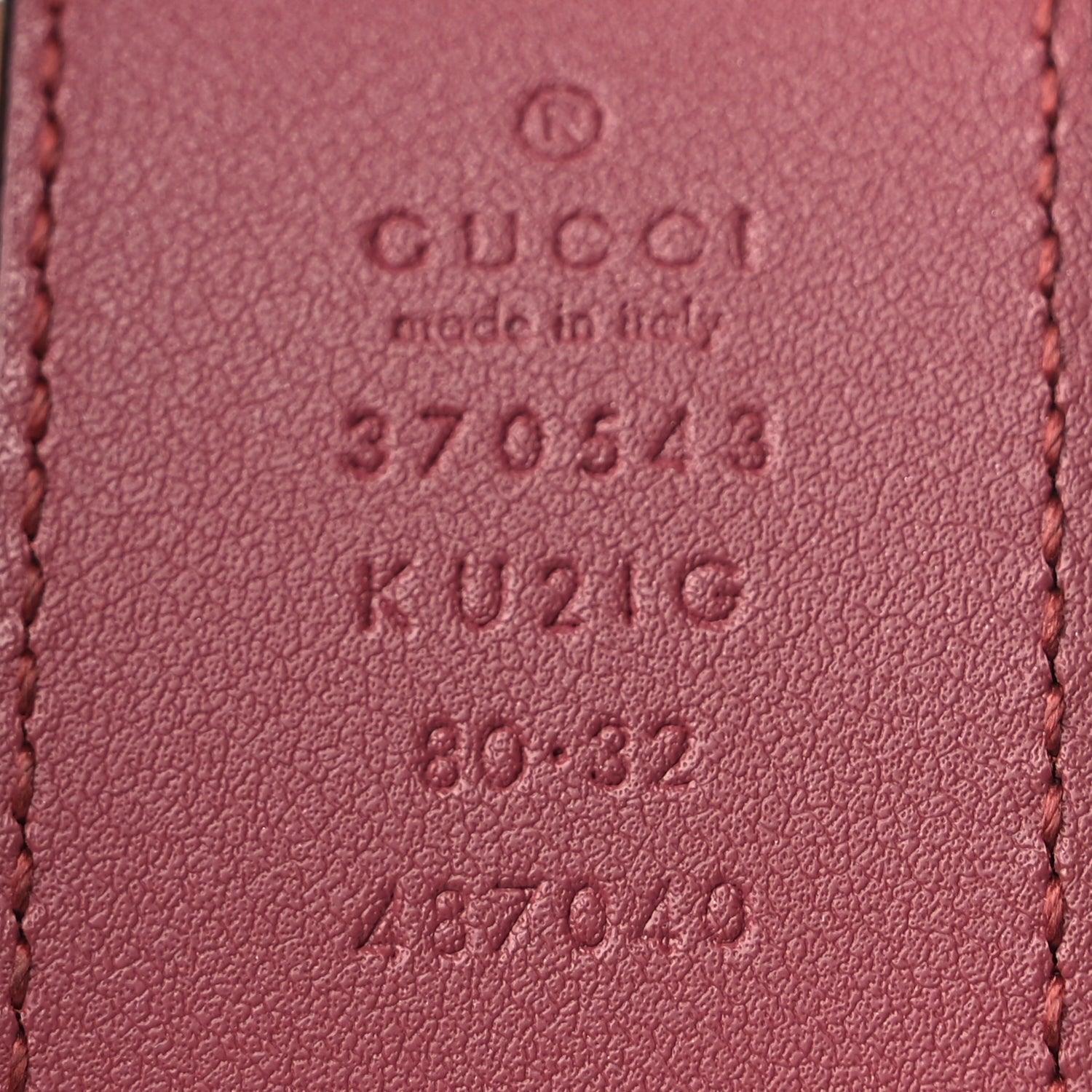 Gucci GG Supreme Monogram Blooms Moon Calfskin Interlocking G 37mm Belt 80 32 Beige Ebony Multicolor Dry Rose 5 of 5