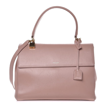 Saint Laurent Calfskin Medium Moujik Top Handle Bag Pale Blush 1 of 17