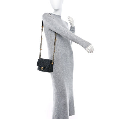 Chanel Caviar Quilted Small Twist Your Buttons Flap Black 2 of 9