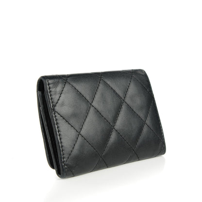 Chanel Calfskin Quilted Cambon Business Card Holder Black 3 of 8