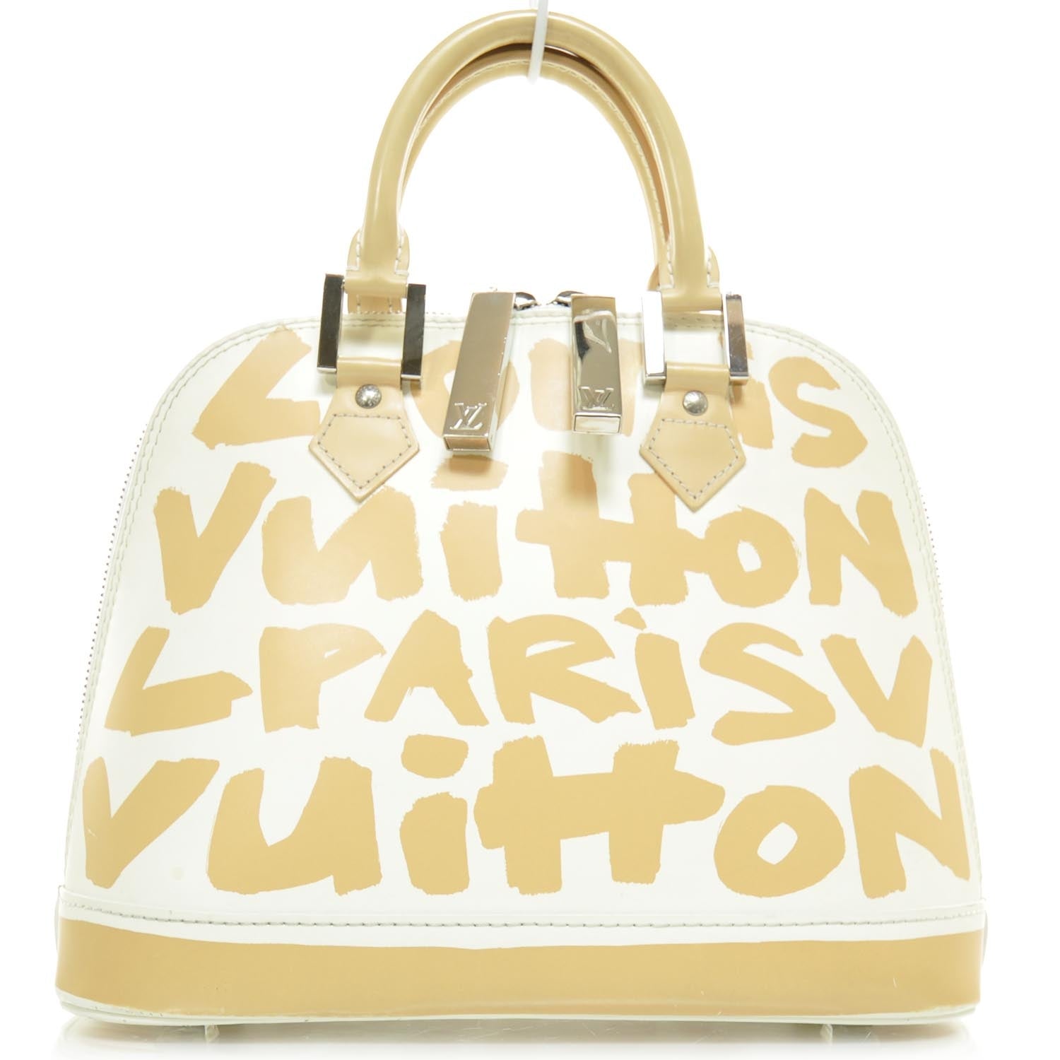 Louis Vuitton Graffiti Alma MM Peach 1 of 8