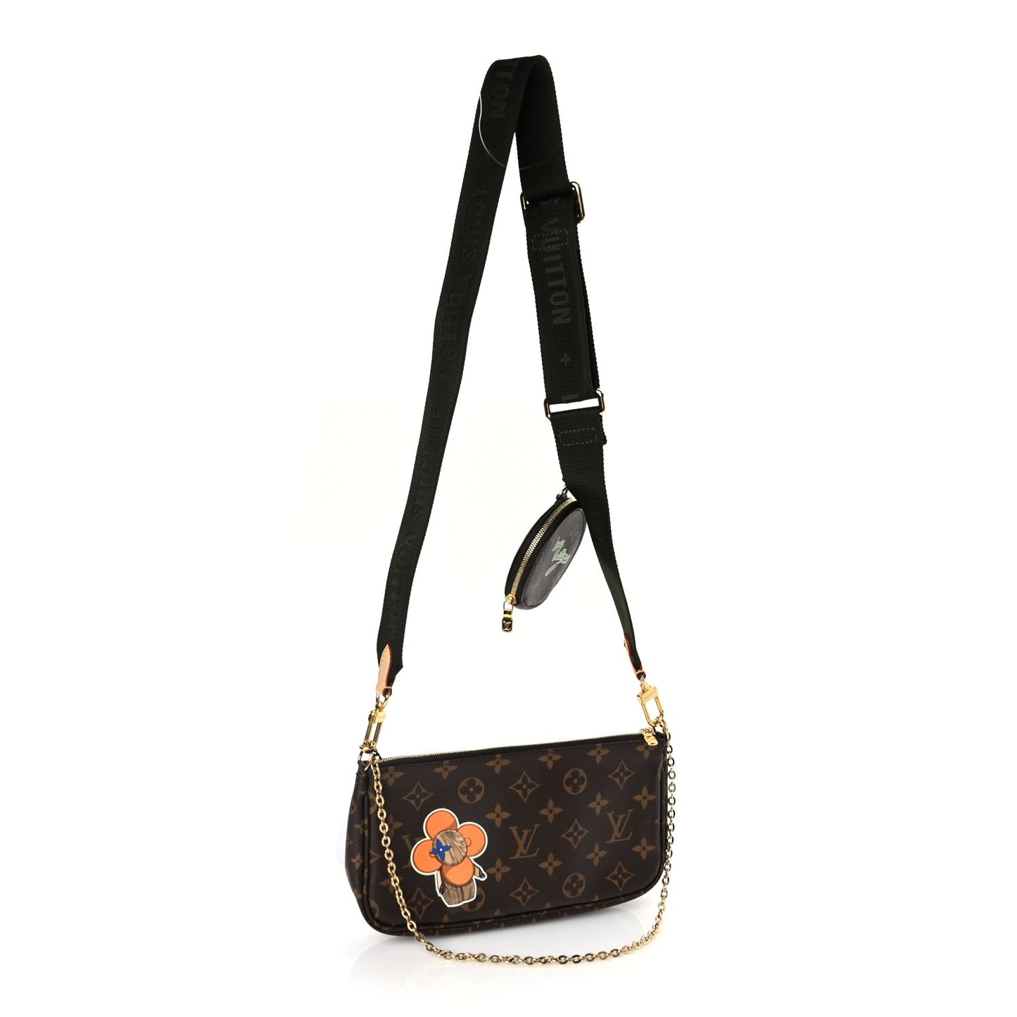 Monogram My LV World Tour Multi Pochette Accessories Kaki