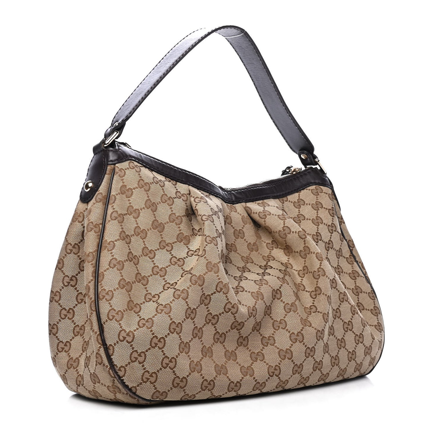 Monogram Medium Sukey Hobo Dark Brown