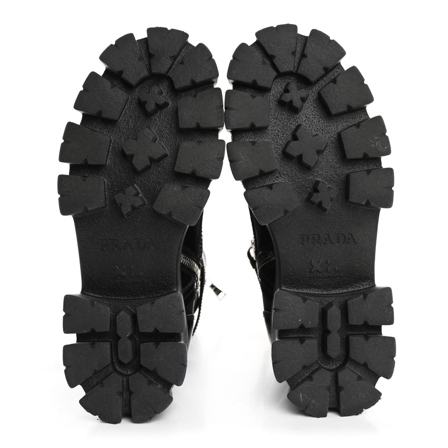 Spazzolato Rois Re-Nylon Metal Triangle Logo Monolith Pouch Pocket 55mm Tall Combat Boots 36.5 Black