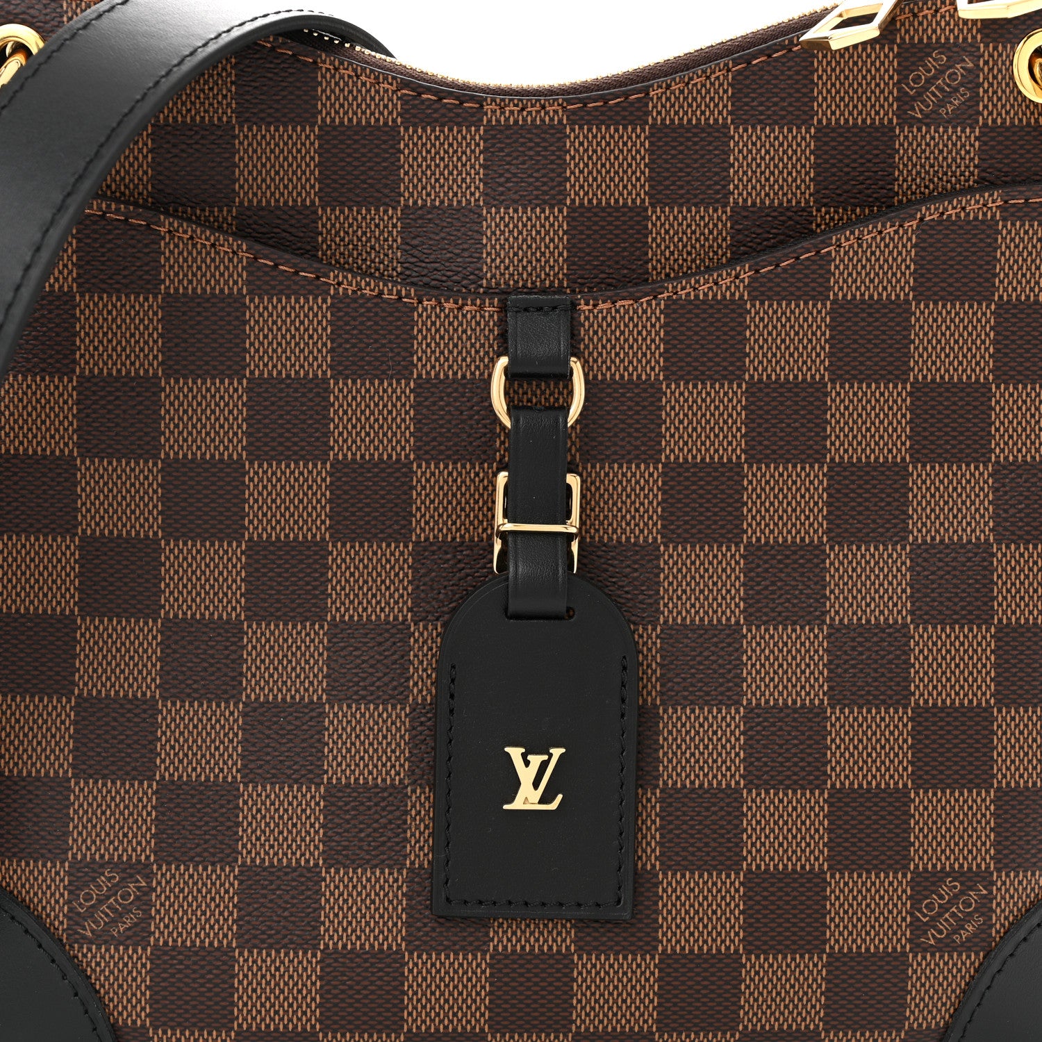 Louis Vuitton Damier Ebene Odeon PM Black 7 of 9