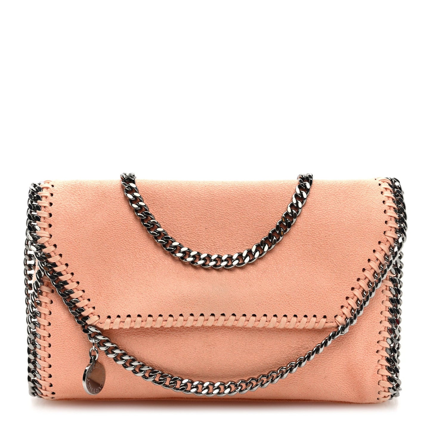 Shaggy Deer Mini Falabella Crossbody Bag Pink