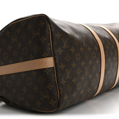 Louis Vuitton Monogram Keepall Bandouliere 55 7 of 7