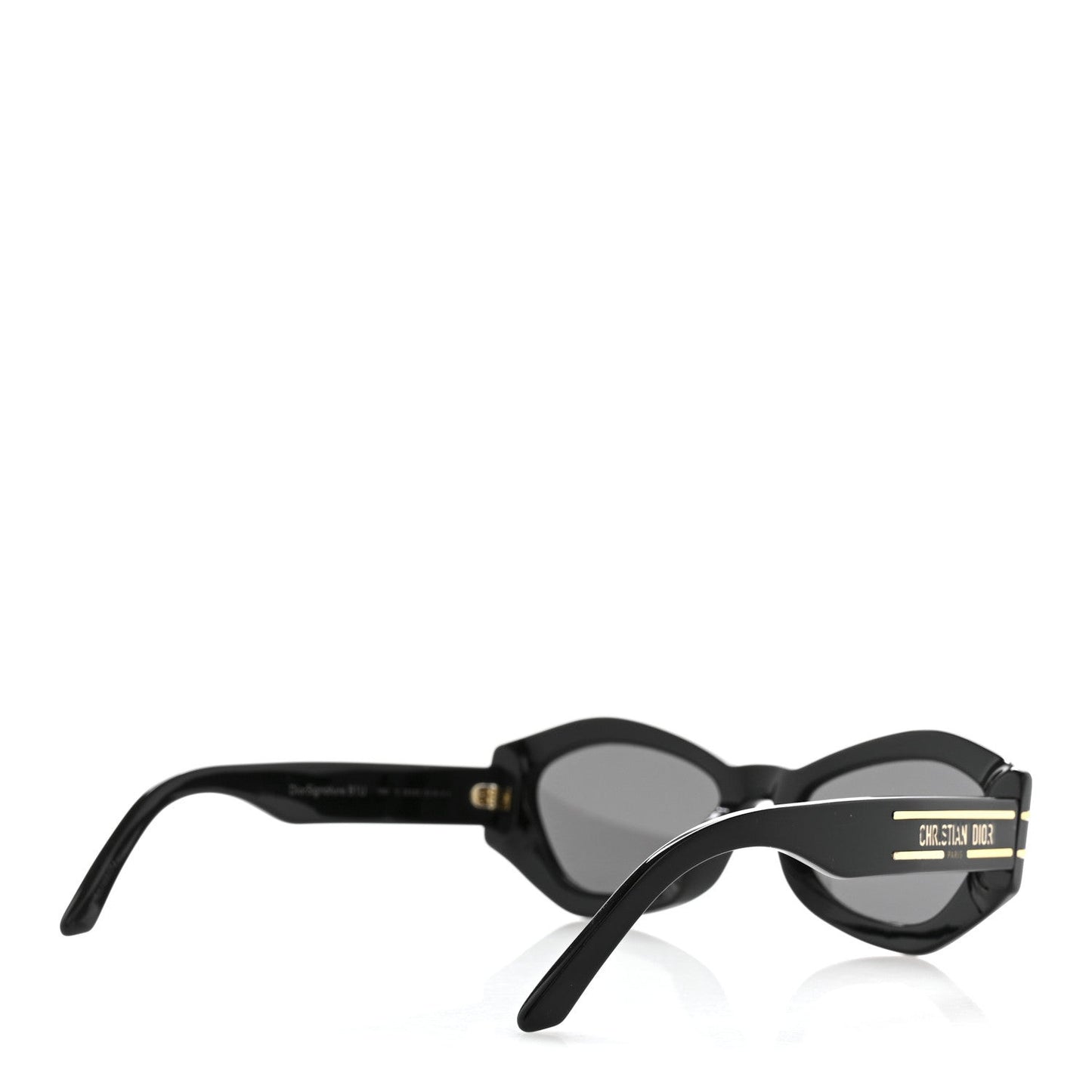 Acetate DiorSignature B1U Butterfly Sunglasses Black