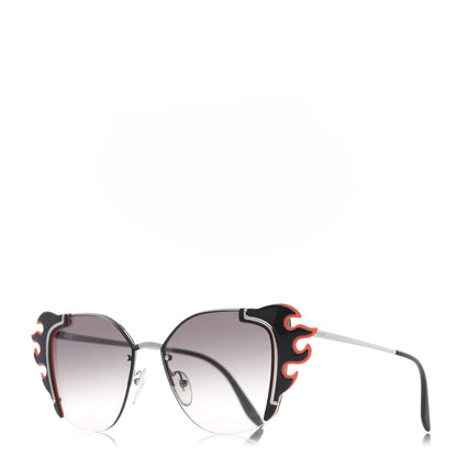 Prada Flame Sunglasses SPR 59V Black 1 of 6