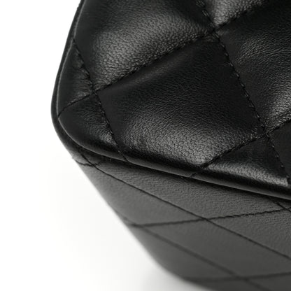 Chanel Lambskin Quilted Jumbo Double Flap Black 11 of 11