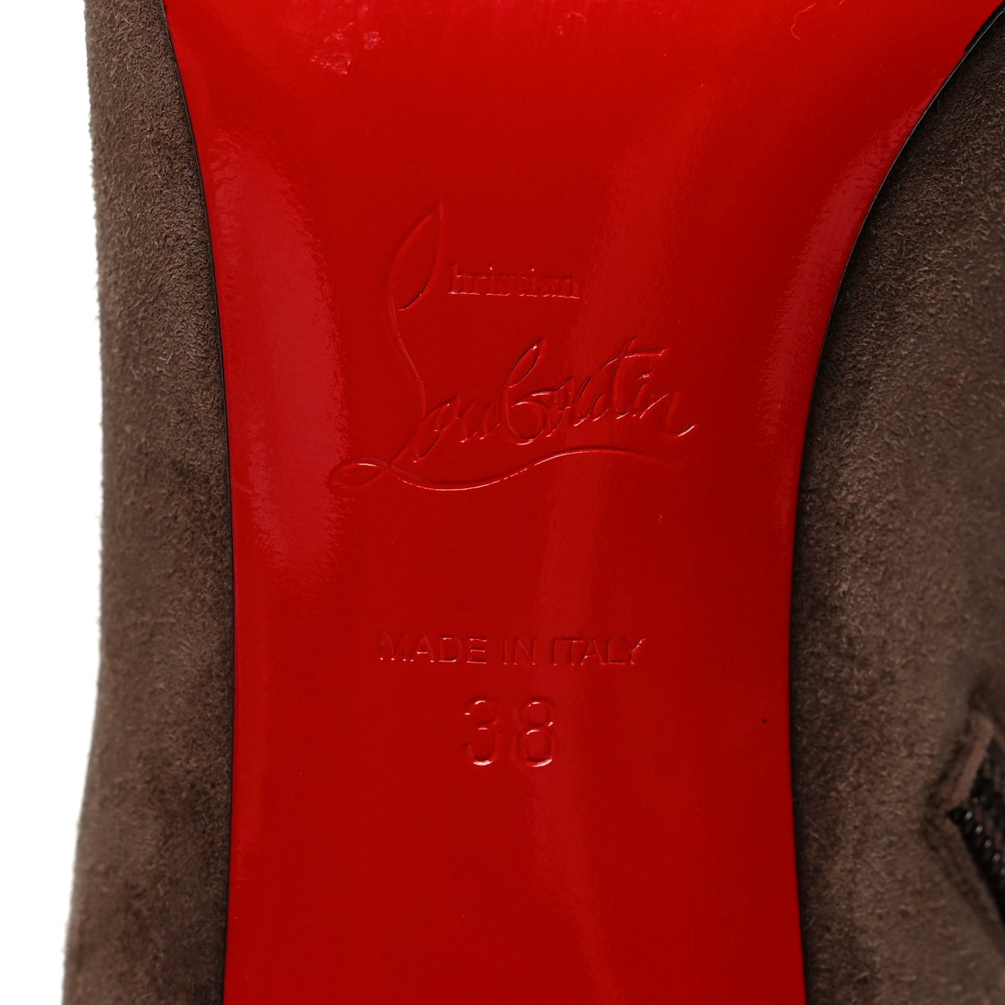 Suede Ankle Boots 38 Brown