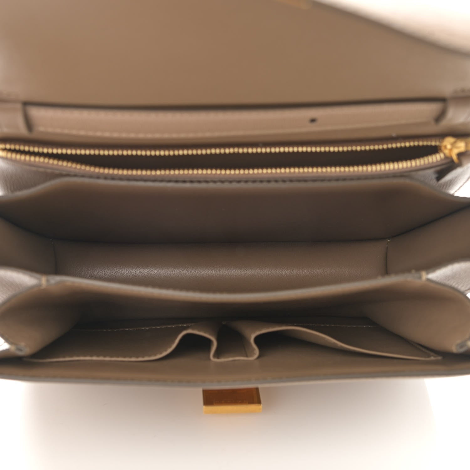 Celine Liege Calfskin Medium Classic Box Flap Bag Taupe 5 of 11