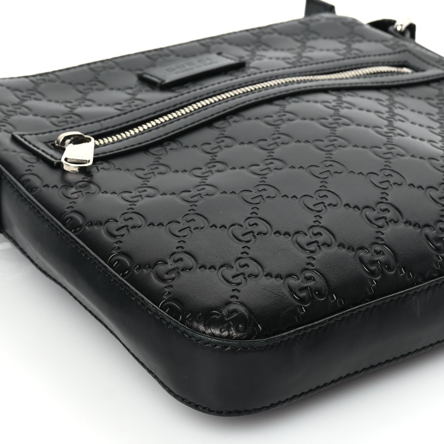 Gucci ssima Signature Small Messenger Bag Black 13 of 16