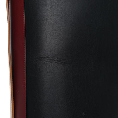 Celine Shiny Smooth Calfskin Small Twisted Cabas Dark Ruby Navy 16 of 23