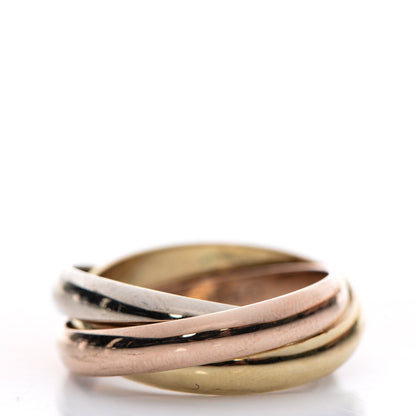 Cartier 18k Pink Yellow White Gold Les Must De Trinity Ring 56 7.50 3 of 6