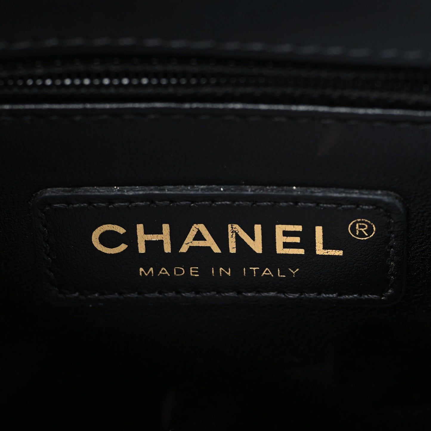 Calfskin Quilted Mini Coco Handle Flap Black