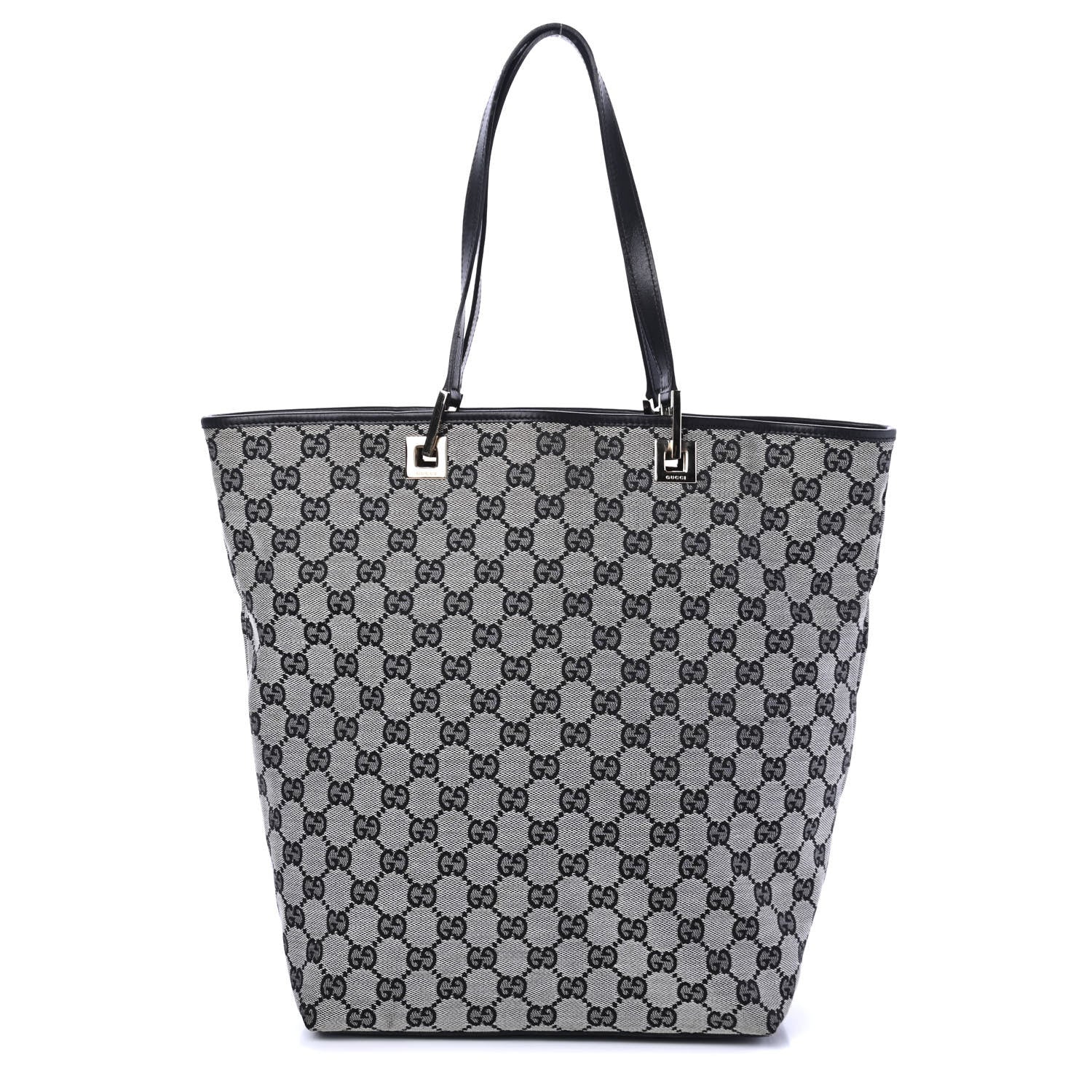 Gucci Monogram Large Bucket Tote Black 1 of 4