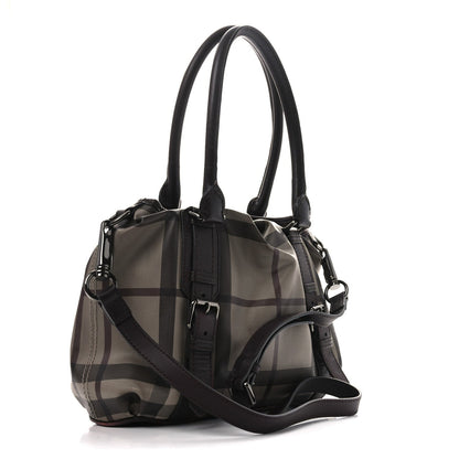 Burberry Smoked Check Small Northfield Tote Plum 3 of 7