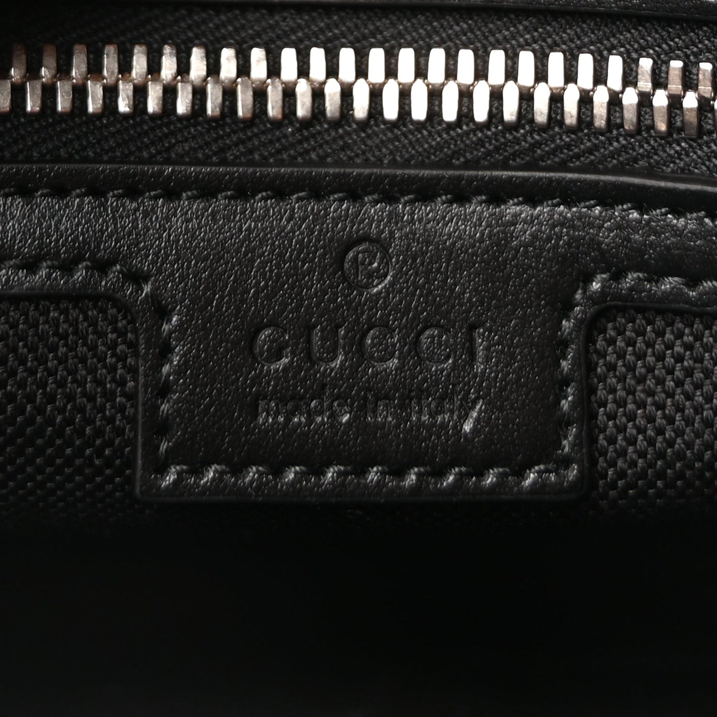 Soft GG Supreme Monogram Web Belt Bag Black Grey