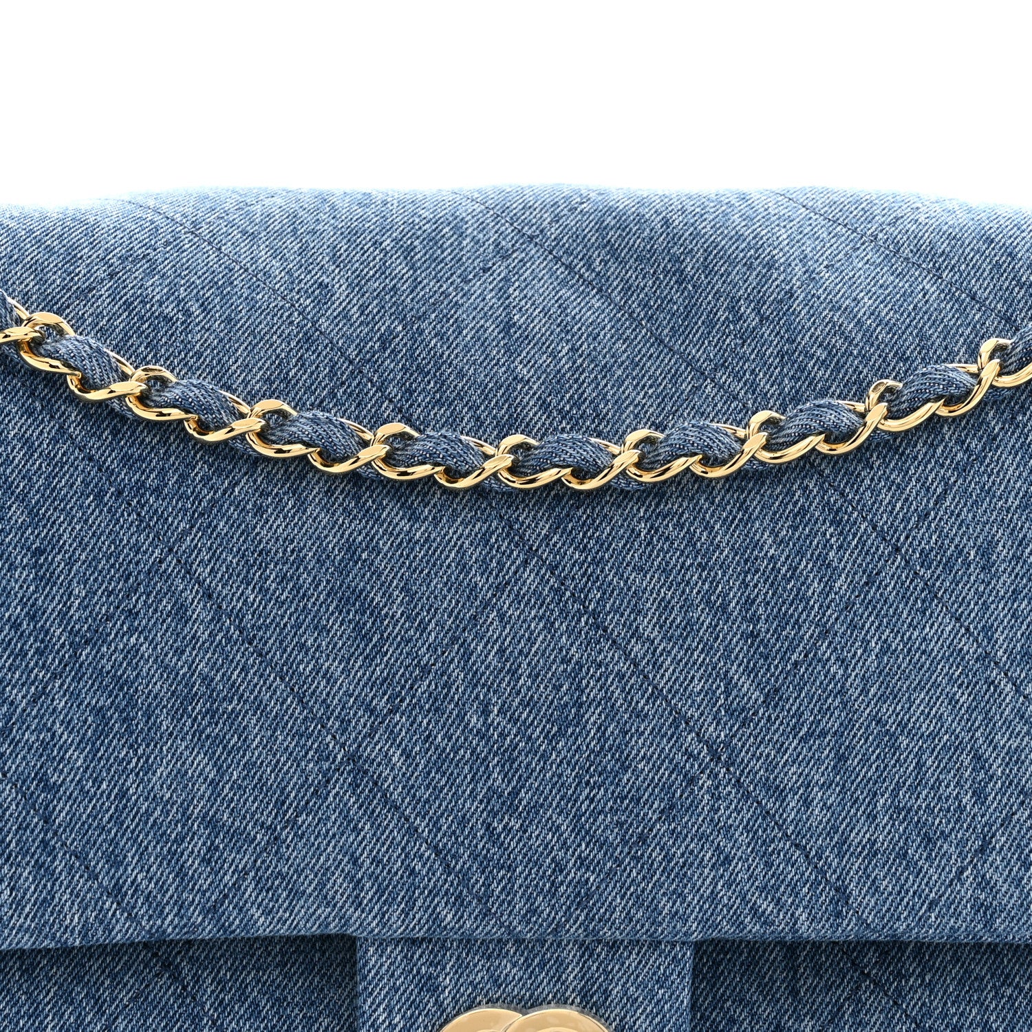Chanel Denim Souplissimo Maxi Flap Blue 7 of 11