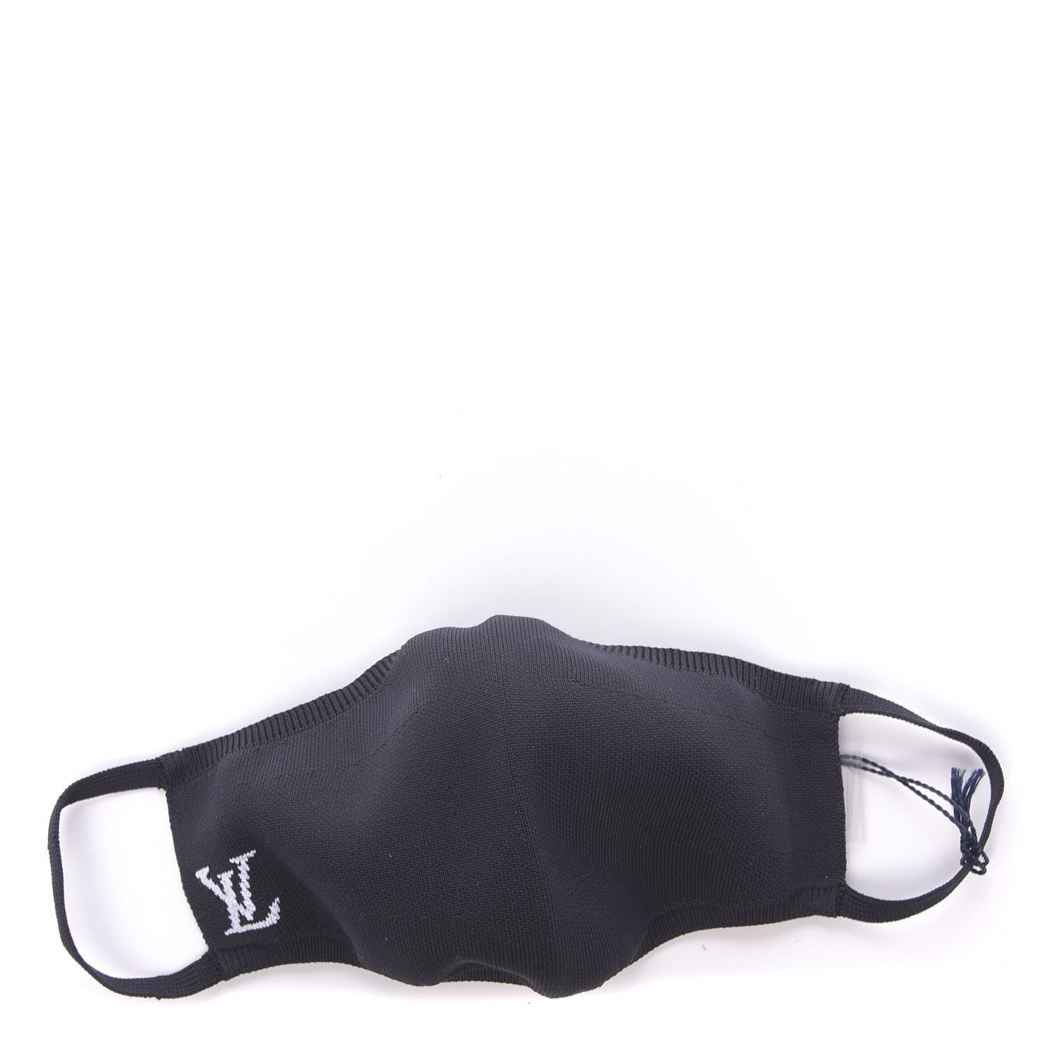 Louis Vuitton LV Initials Knit Face Mask Black 1 of 5