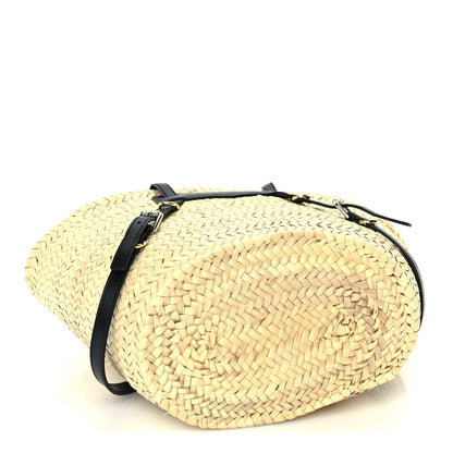 Givenchy Raffia Voyou Basket Tote Black 3 of 8