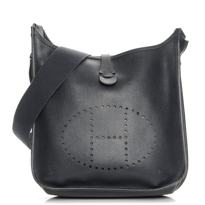 Hermes Epsom Evelyne II PM Indigo 1 of 9