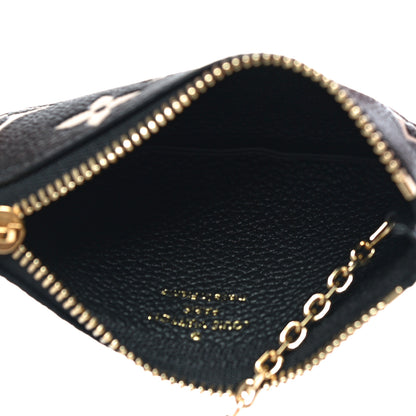 Louis Vuitton Empreinte Monogram Giant Key Pouch Black Beige 5 of 10