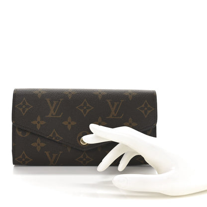 Louis Vuitton Monogram Sarah Wallet NM 2 of 7