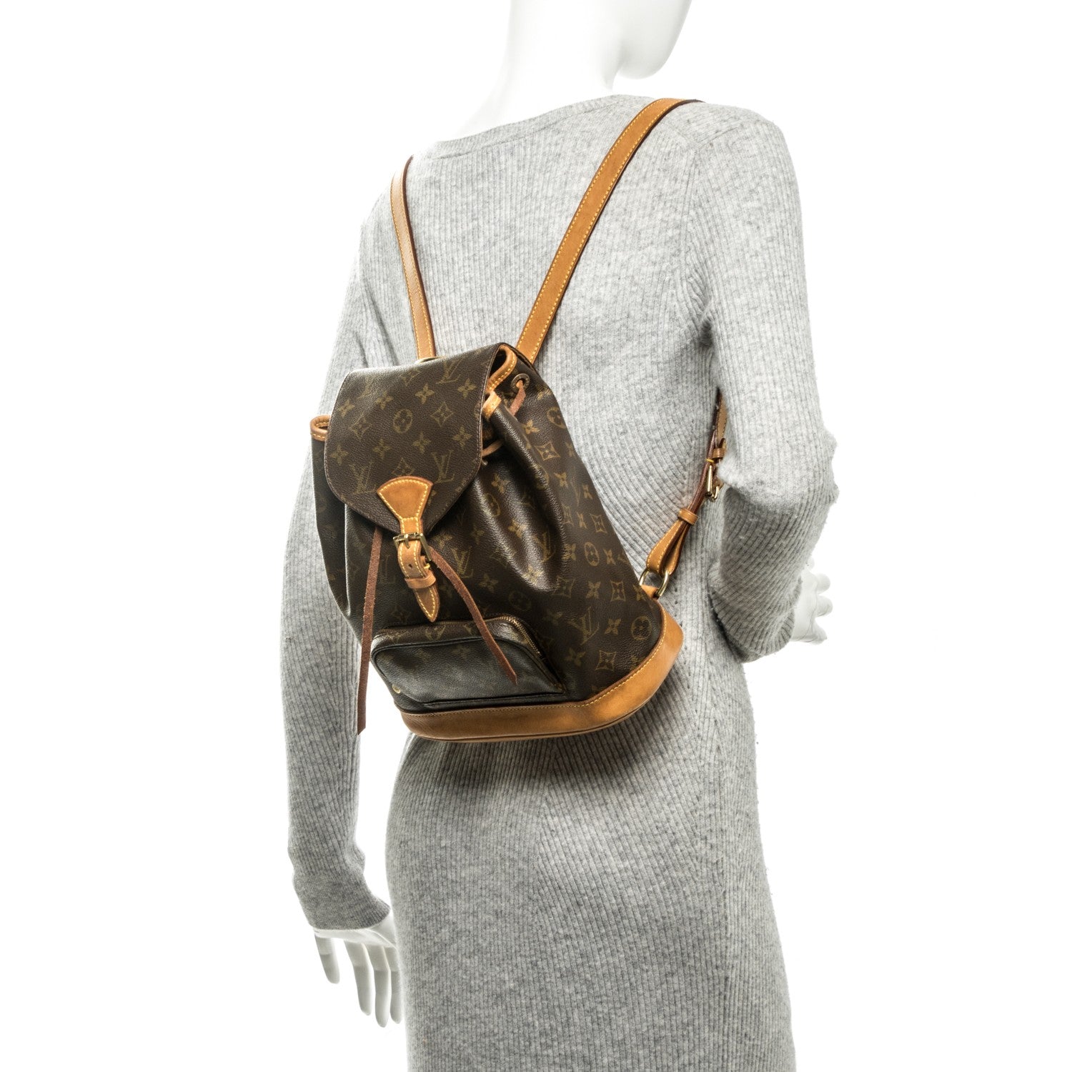 Louis Vuitton Monogram Montsouris MM Backpack 2 of 7