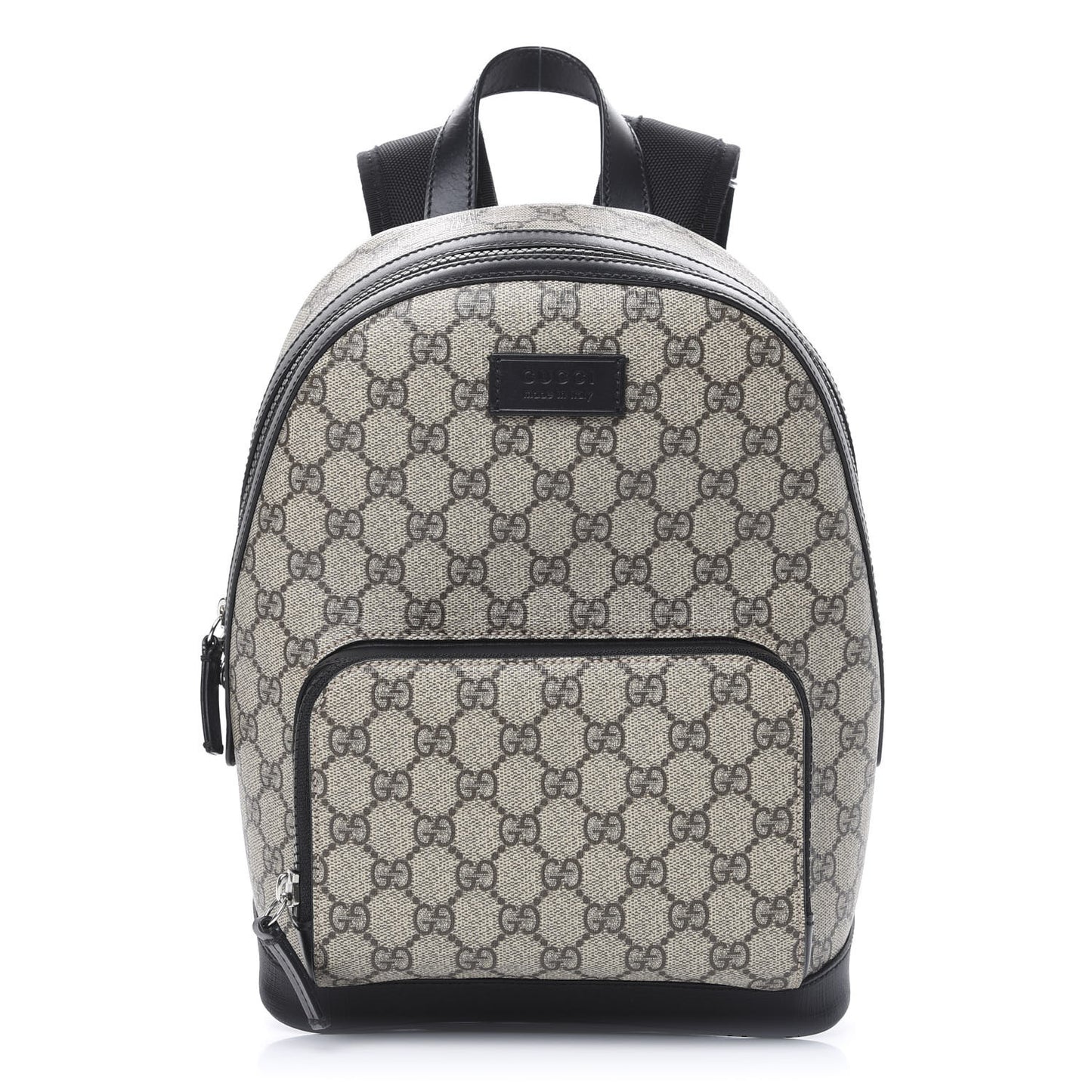 GG Supreme Monogram Small Eden Day Backpack Black