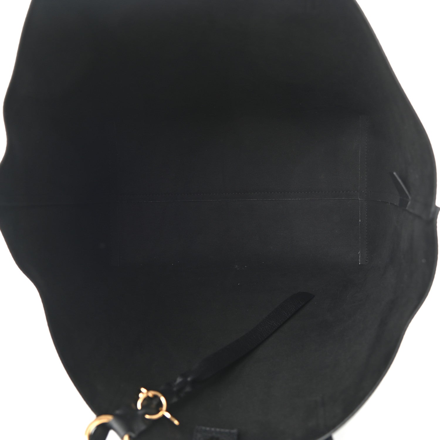 Alexander McQueen Grained Calfskin Skull Open Shopper Tote Black 6 of 11