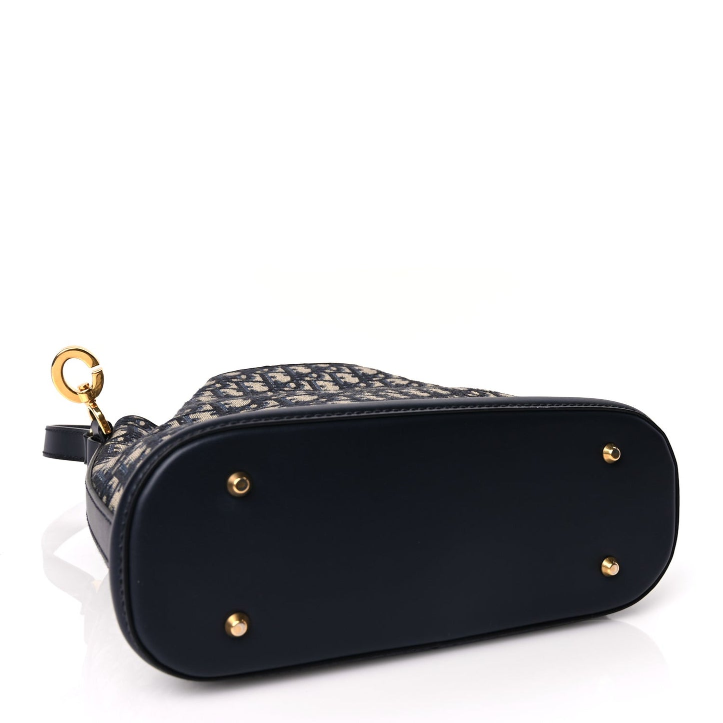 Oblique Calfskin Medium C'est Dior Bucket Bag Blue