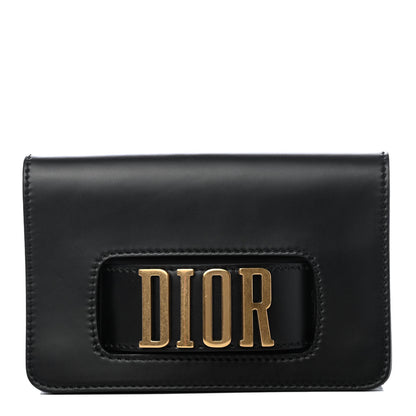 Christian Dior Smooth Calfskin Dio(r)evolution Flap Clutch Black 1 of 4