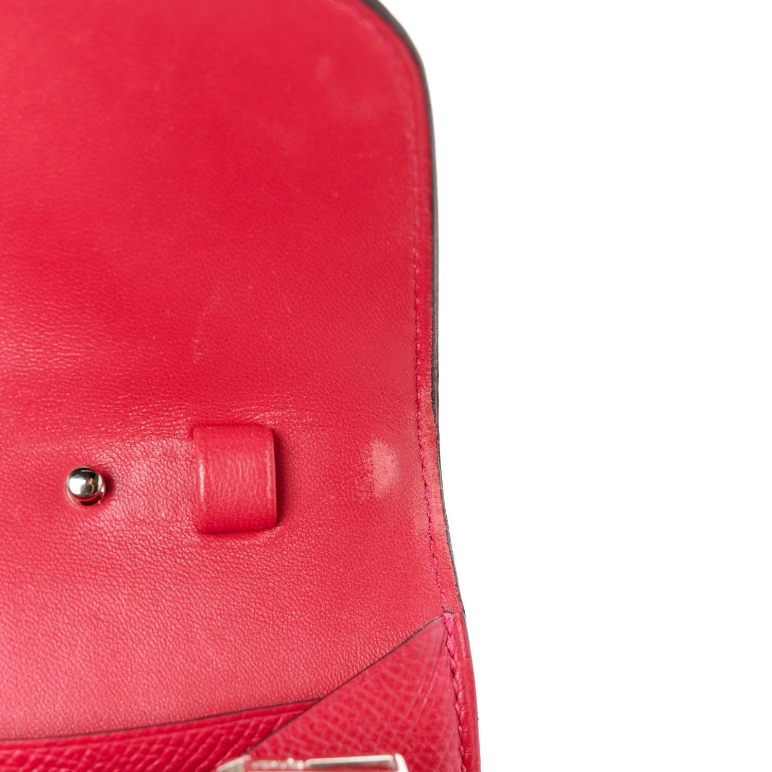 Hermes Epsom Alligator Constance Wallet To Go Rose Extreme Sable 11 of 14